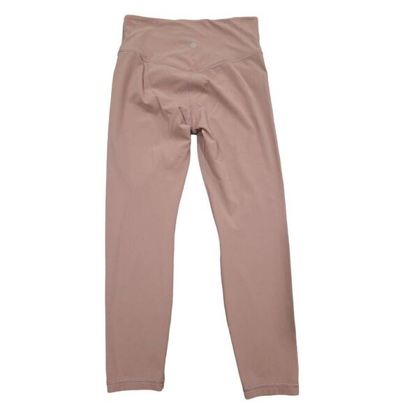 Athleta Compression Leggings Women Medium Pink Skinny Ultra High Rise Athleisure - Picture 5 of 6